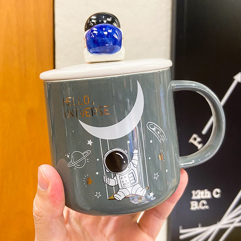 Personality Creative Astronaut Ceramic Mug