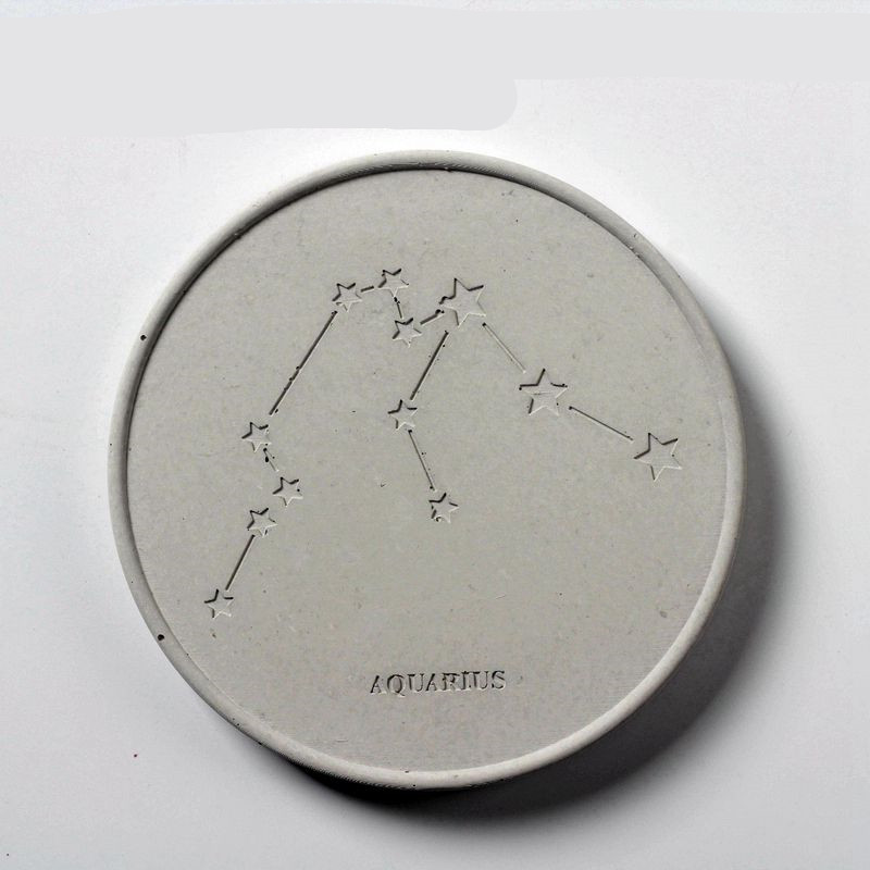 Title 7, Fair-faced Concrete Round Constellation Coaster...