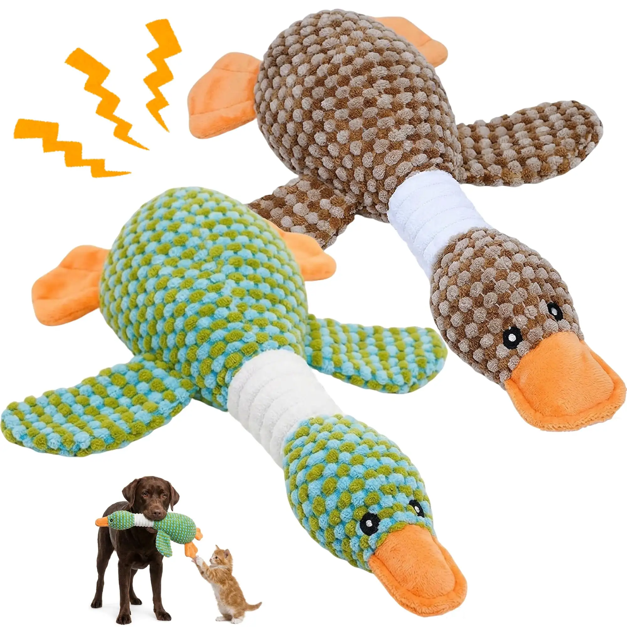 Dog Toys For Aggressive Chewers, Duck Plush
