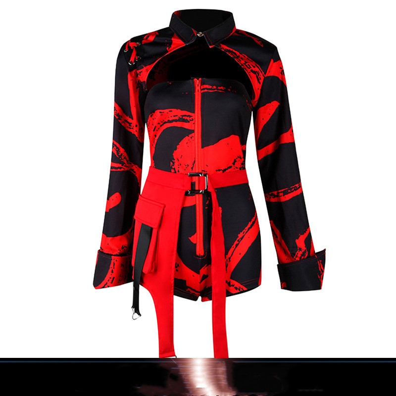 Girls' Group Performance Costume Suit Korean Dance Singing Costume Hip Hop Street Dance