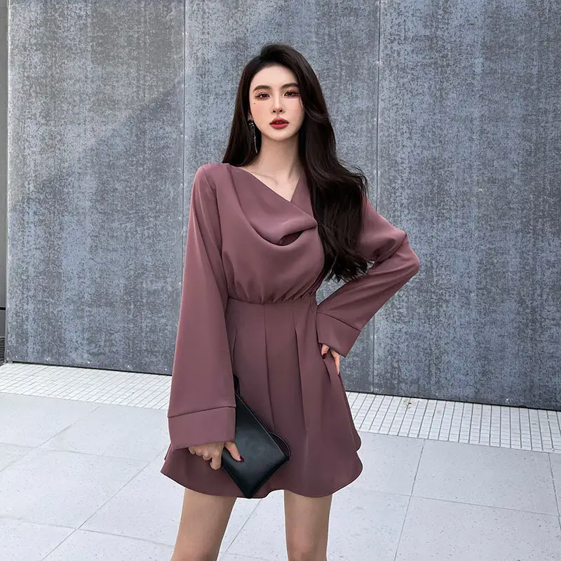 Spring New Temperament Slim Fashion Dress
