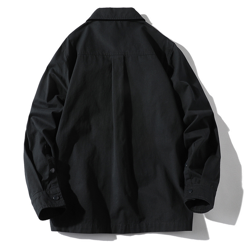 سترة قميص رجالية عصرية متعددة الجيوب