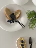 1Black Dessert Spoon