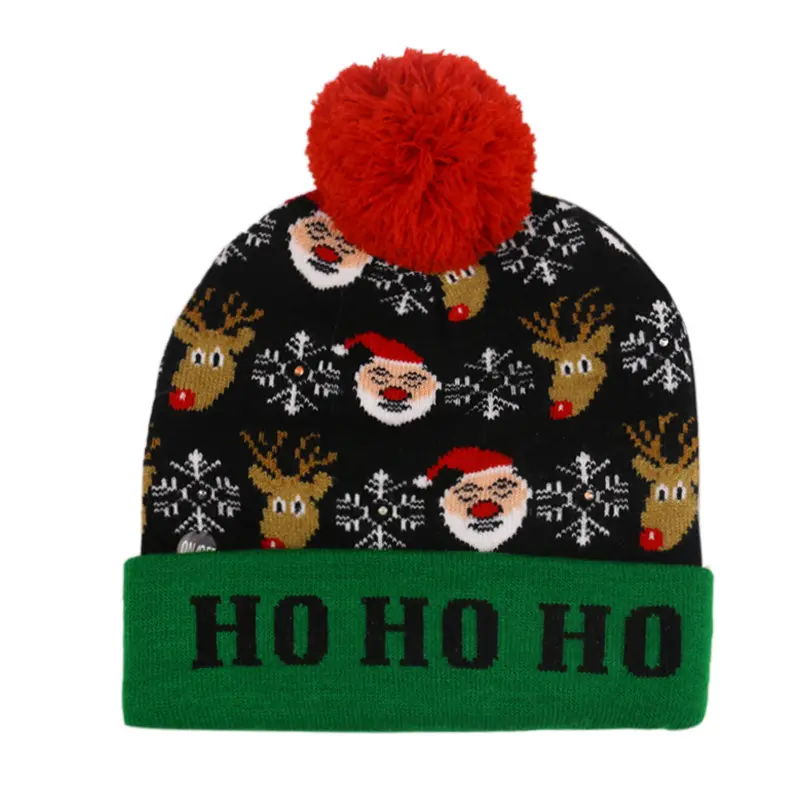 Christmas Hat LED Knitted