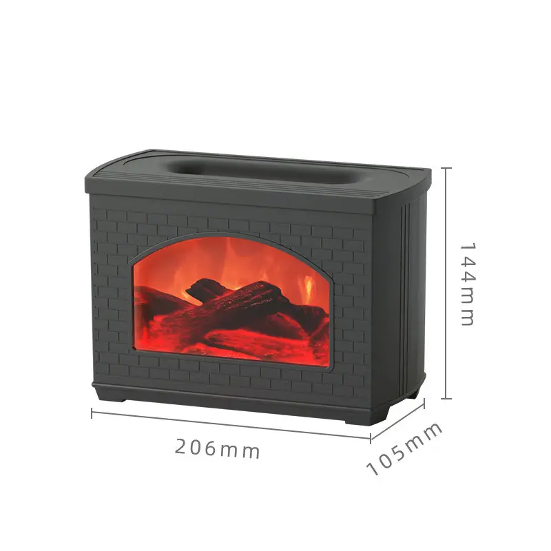 Simulated Flame Light Effect Humidifier