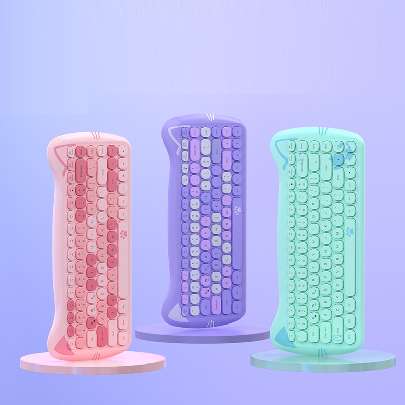 Small Flat Portable Wireless Bluetooth Keyboard