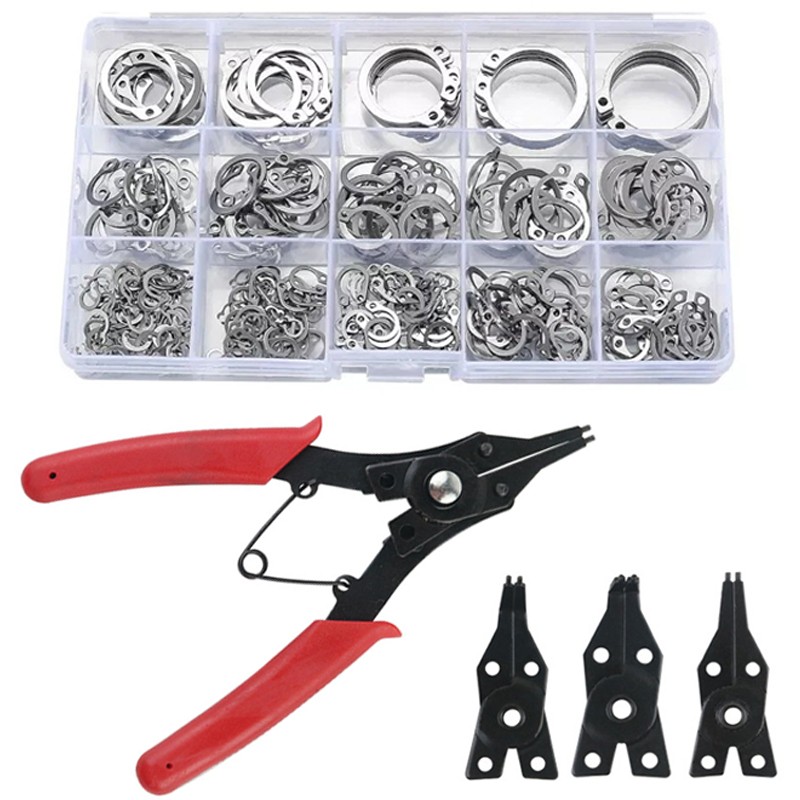 270PCS 304 Stainless Steel 8-26mm Set External Circlip Retaining Ring Assortment — image 7