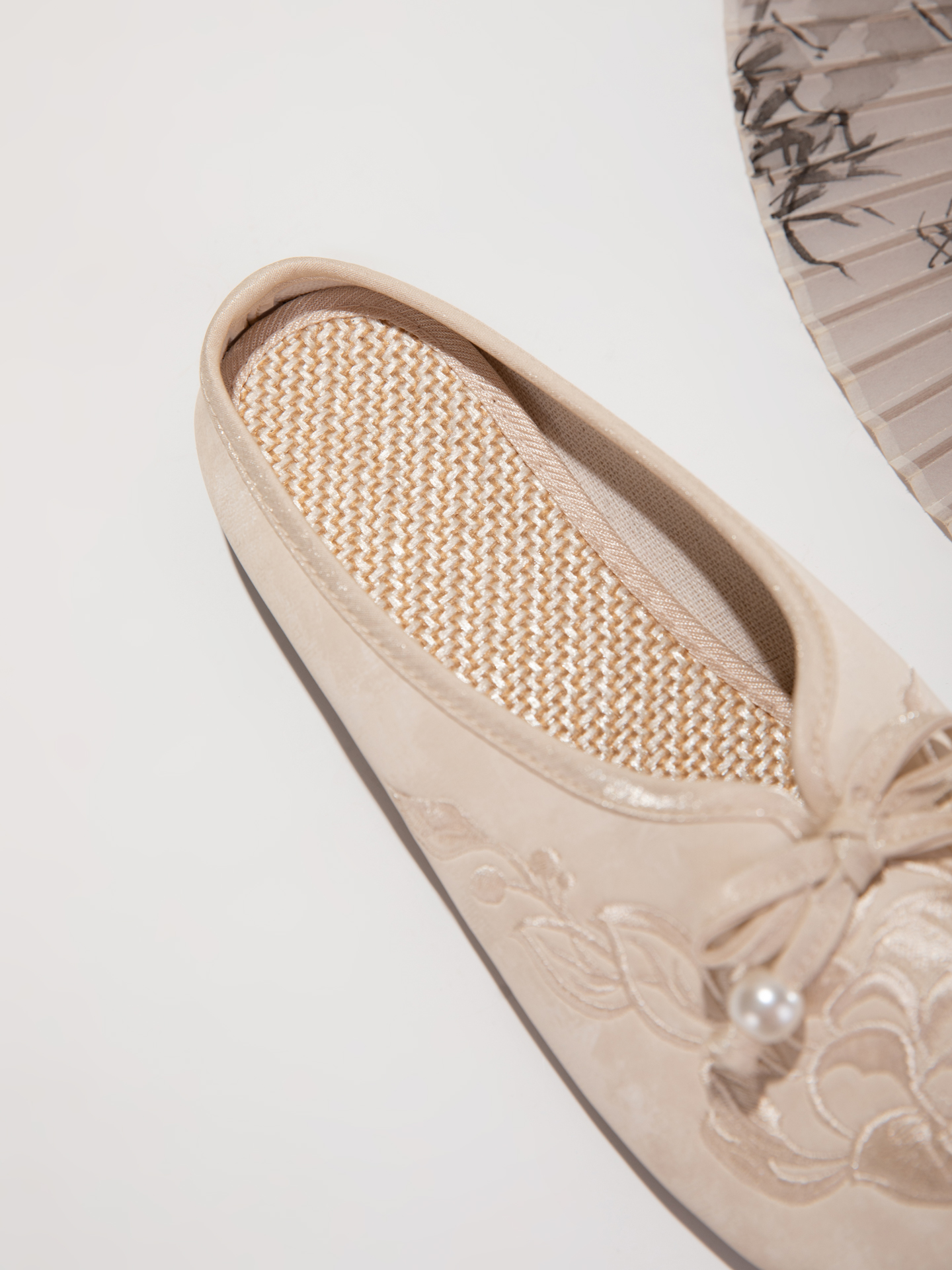 Embroidered Slide Slippers, picture 3 of 6