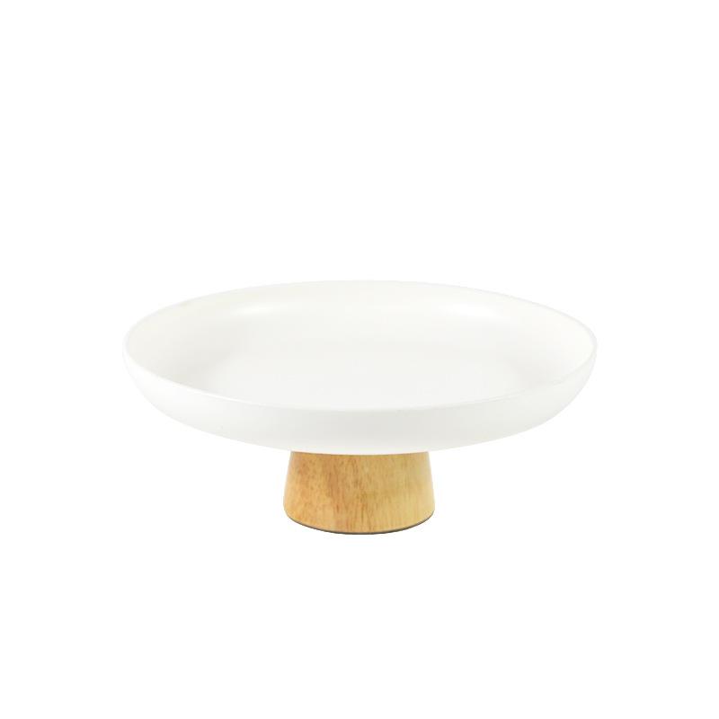 Title 4, Living Room Round Solid Wood Base Tray Desktop ...