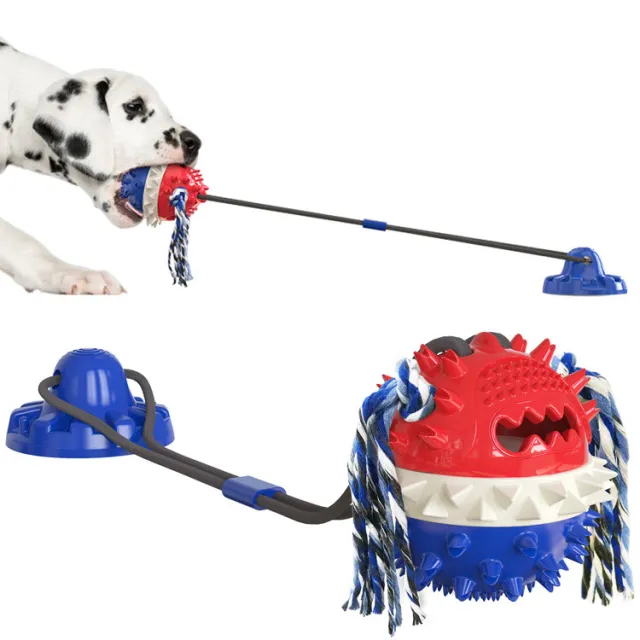 Powerful Sucker Dog Toy Blue - Shop at LoveMi