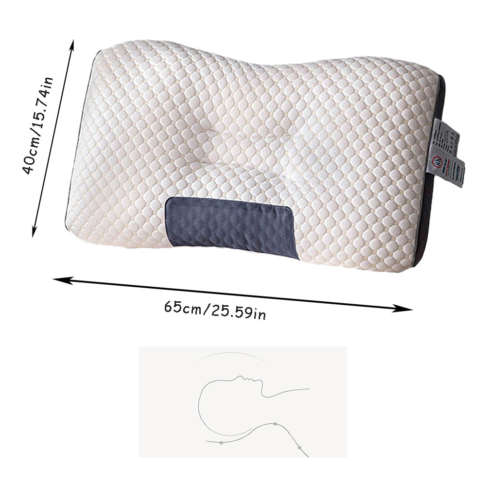 Neck Support Pillow, Ergonomic Contour Cervical Pillow,Artificial Cotton — image 4