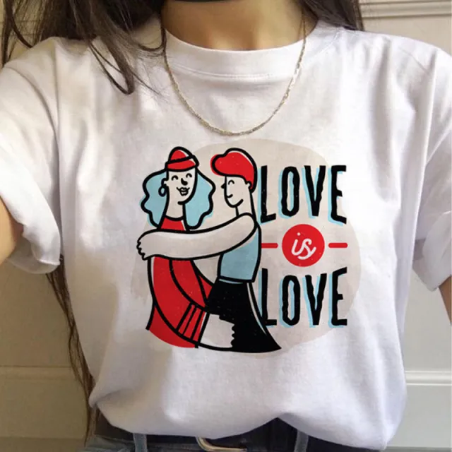 WomenT Shirts Gay Pride Rainbow Gay Short Sleeve Ladies T shirt Girlfriends Y - Shop at LoveMi