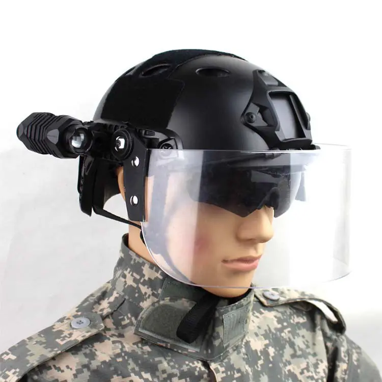 Transparent Windproof Lens Explosion-proof Guide Rail Mask