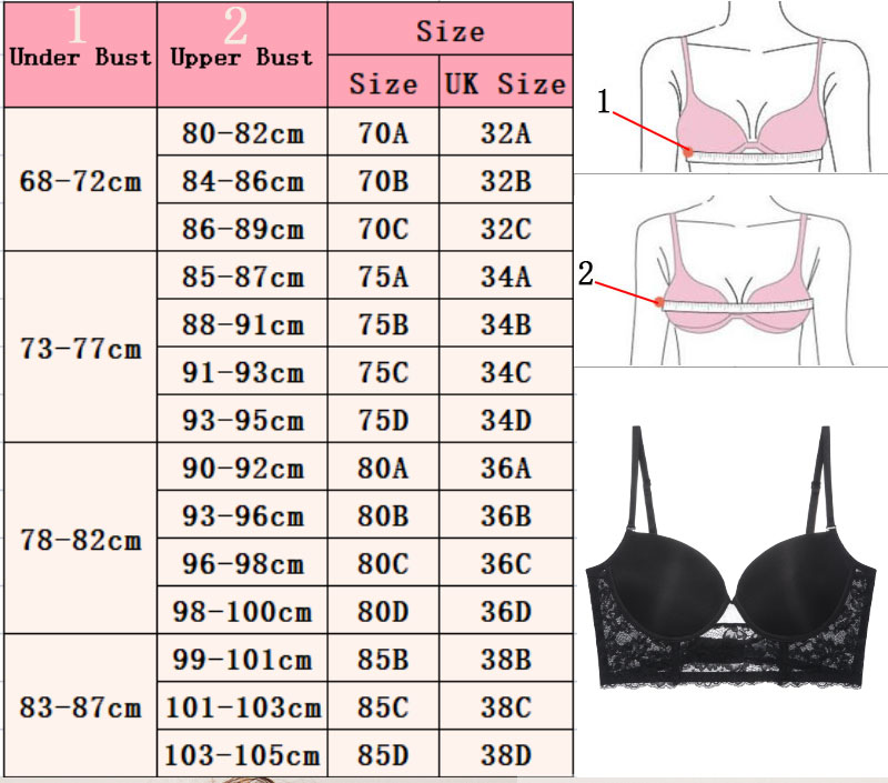 Title 1, Bra U-shaped Large Backless Underwear Glossy In...