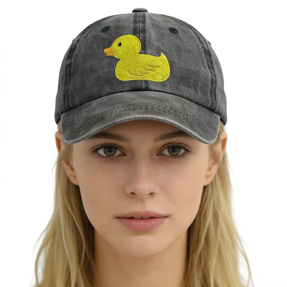 Funny Duck Gifts For Women Men, Duck Hunting Hat, Funny Animal Duck Lovers Embroidered Adjustable Baseball Cap Birthday