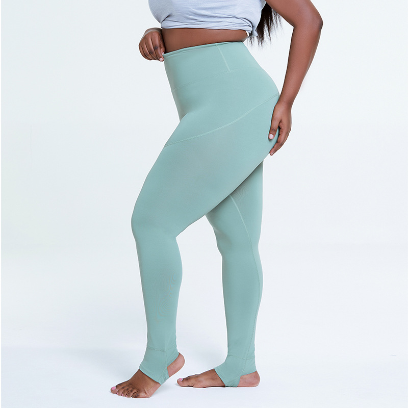 New Large Size Yoga Pants Skin-friendly Nude Fitness Pants