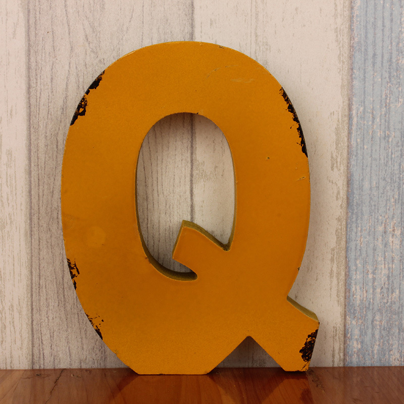 Title 13, Creative retro wooden alphabet decoration ornam...