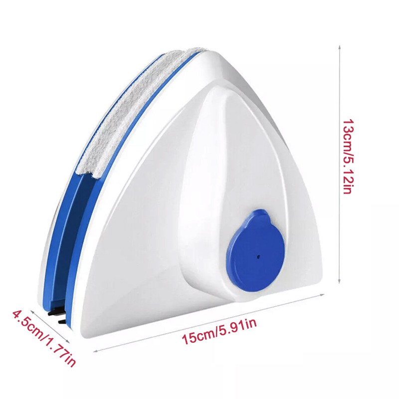 Automatic Magnetic Window Cleaner Brush Double Sided Sponge Wiper Cleaning Tool