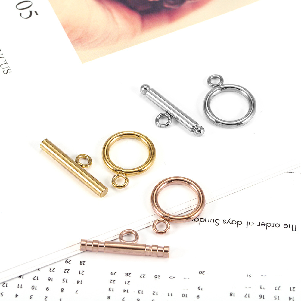 Rose Gold Bracelet Closure Buckle Bag Stainless Steel