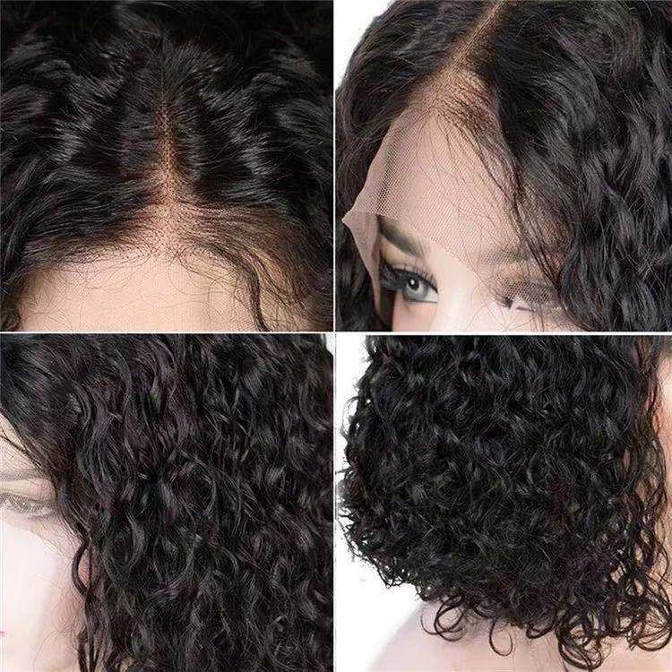 Wig Multi Color Medium And Long Curly Hair Chemical Fiber Headgear — foto 3