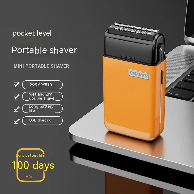 Mini Electric Small Shaver Fully Washable Magnetic