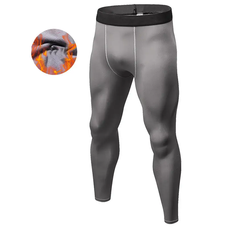 Winter Fleece Tight Training Sweat-wicking Quick-drying Trousers