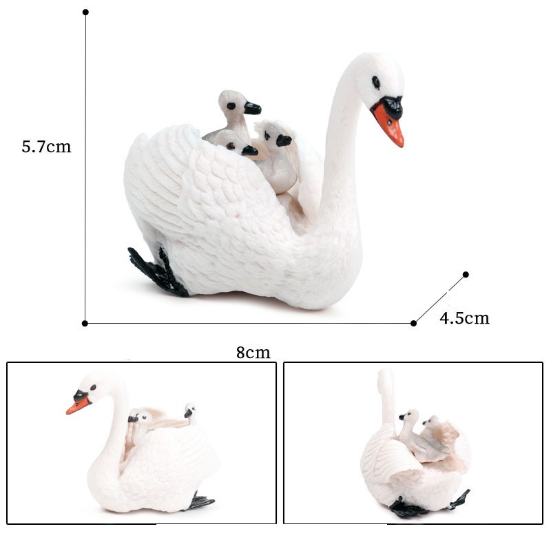 Solid Simulation Wild Animal Model Ornament