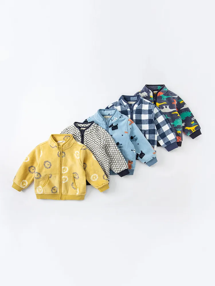 Boys Autumn Tops Baby Jackets Children's Polar