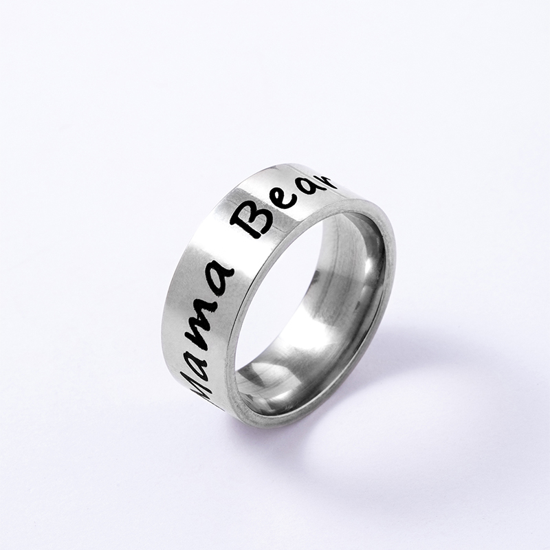 Title 6, Cute Mama Bear And Baby Rings For Women