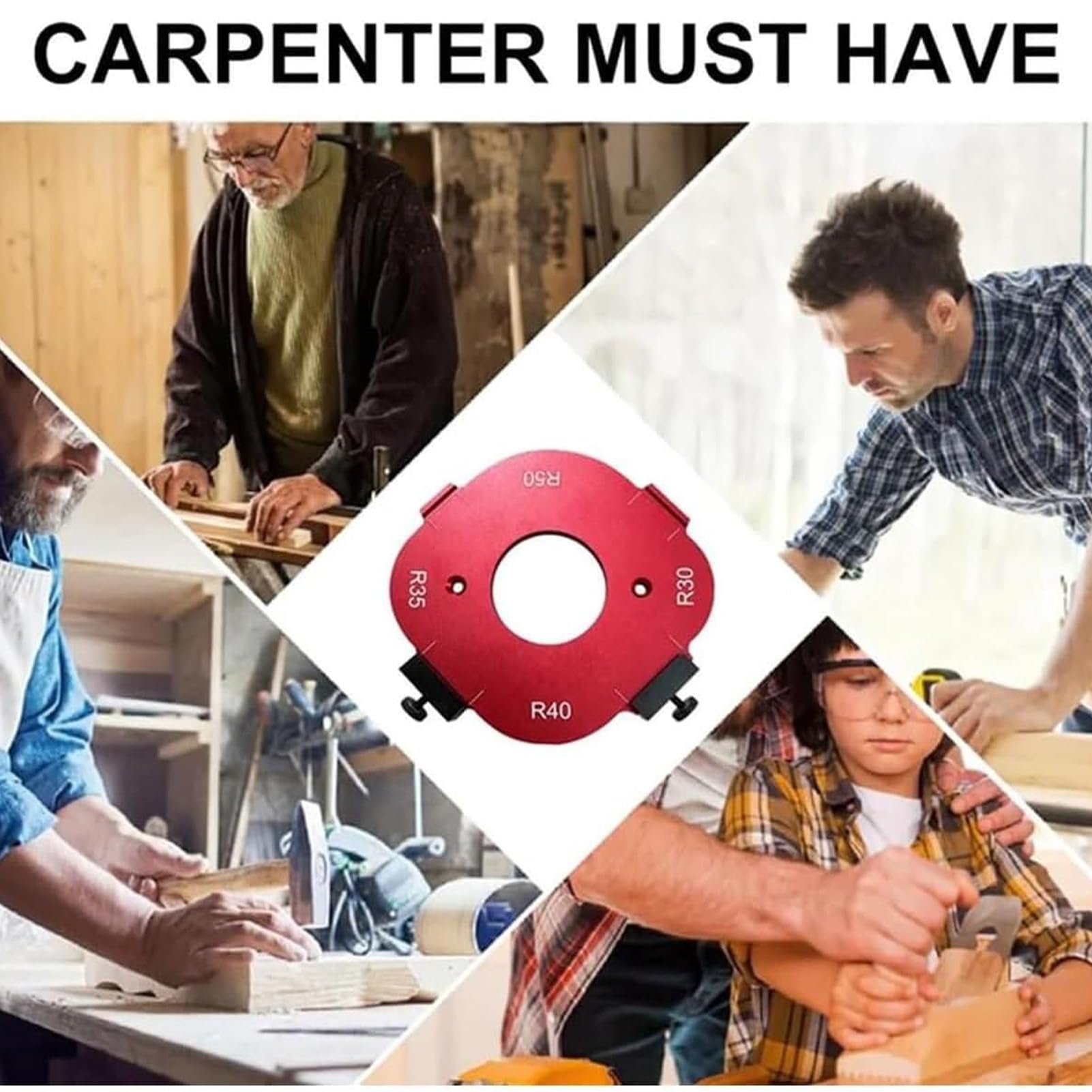 2-piece Woodworking Fillet Positioning Mold