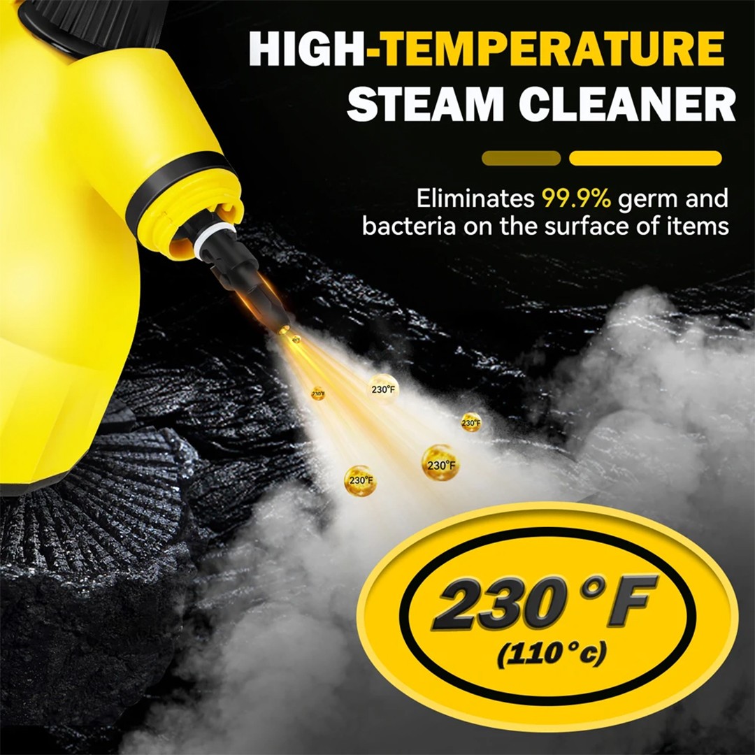10o0W Electric Portable Hand Held Steam Steamer Cleaner & Accessories 2025 New — foto 4