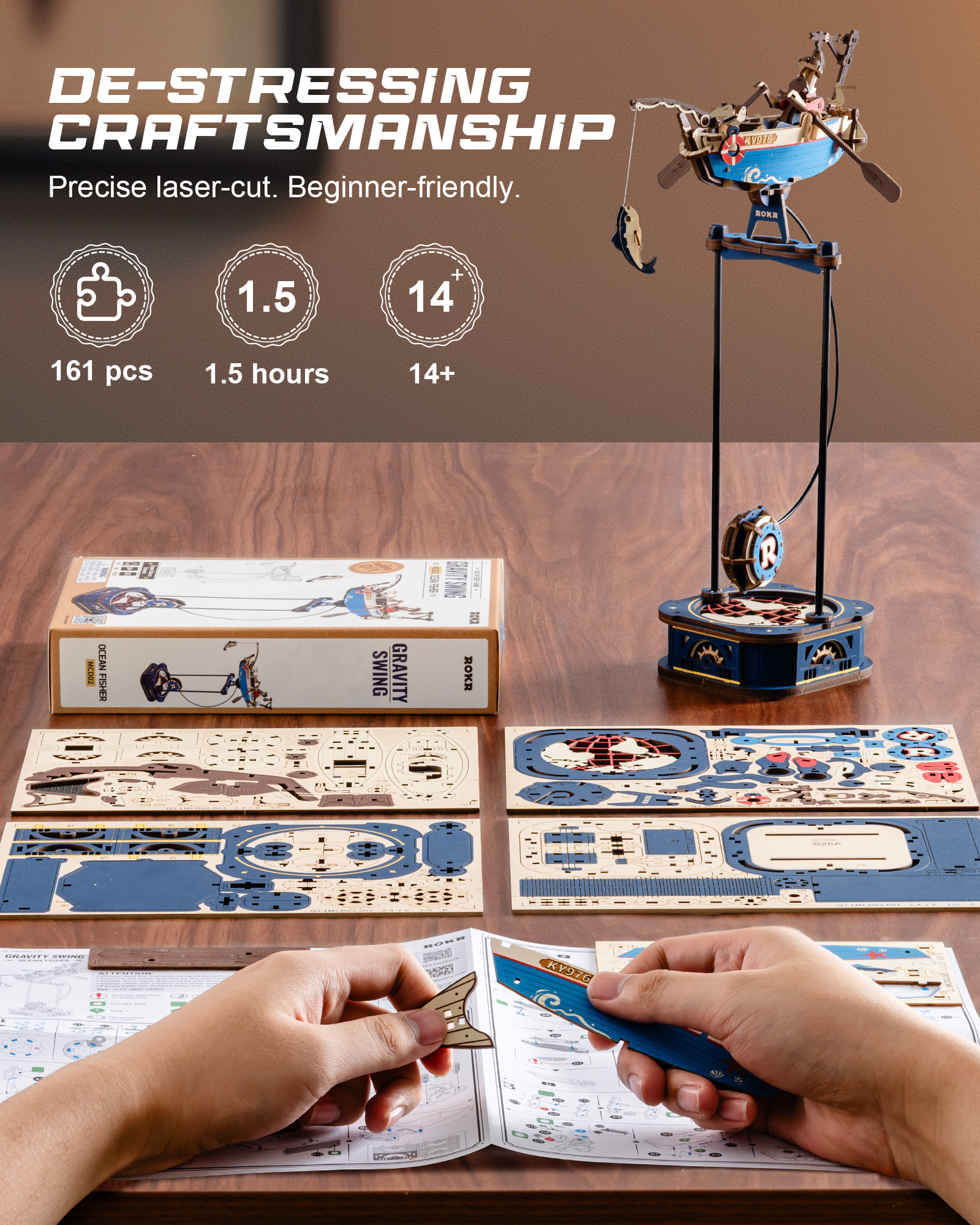 ROKR Ocean Balance Toy MCD02 3D Puzzle Gravity Swing Series 