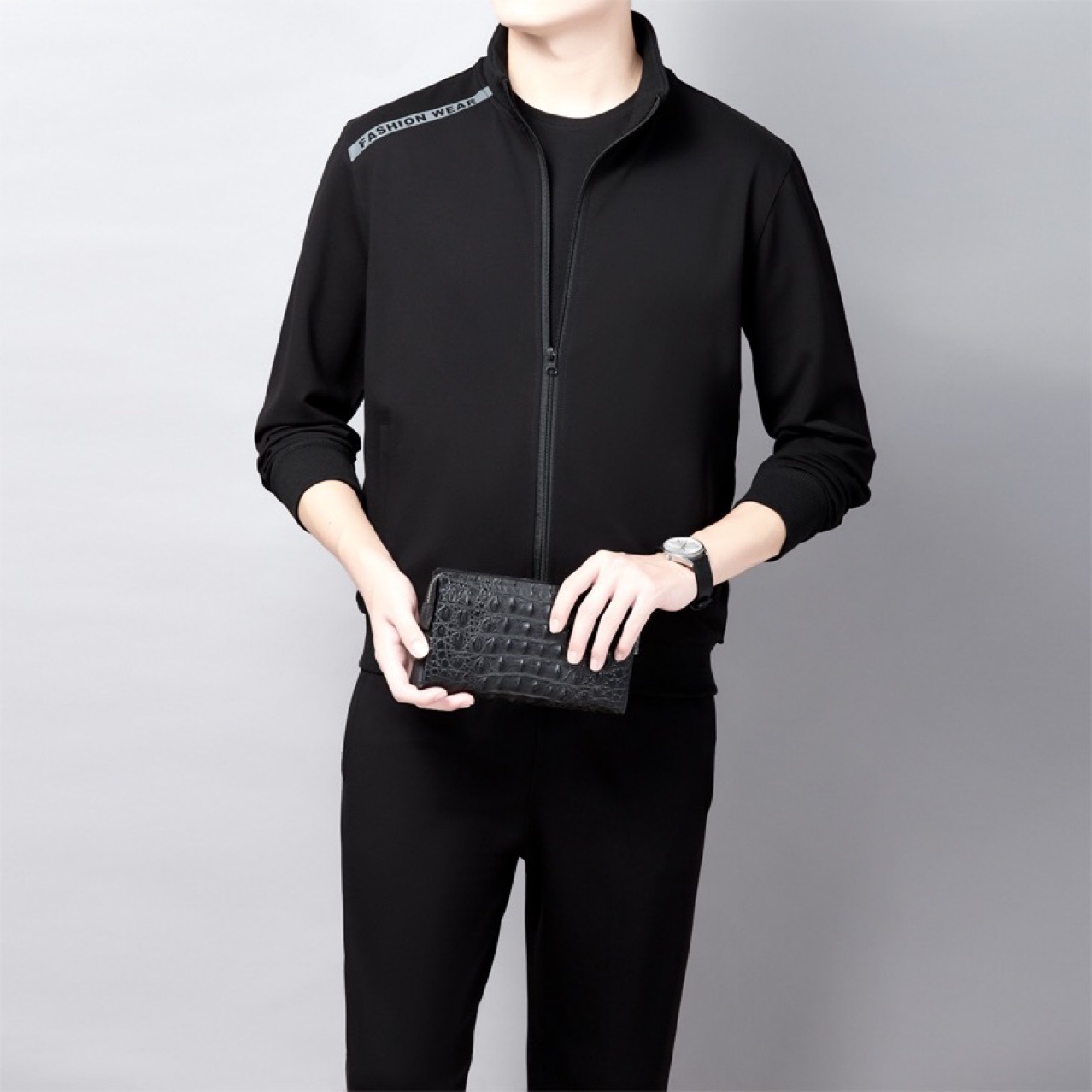 Two-piece Middle-aged And Elderly Suit Men's Jacket Sportswear