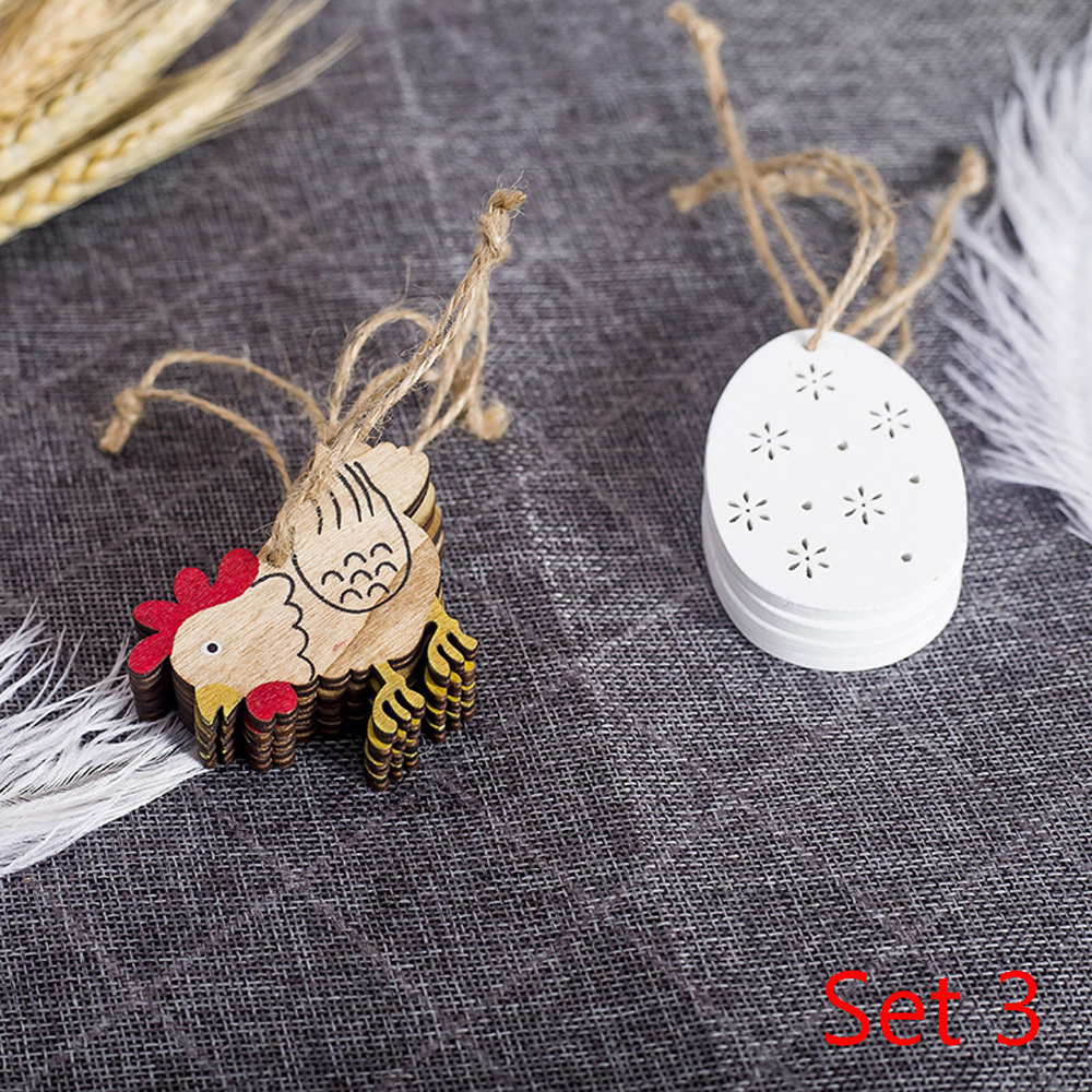 Easter Wooden Decorative Pendant Decorations - Shop at LoveMi