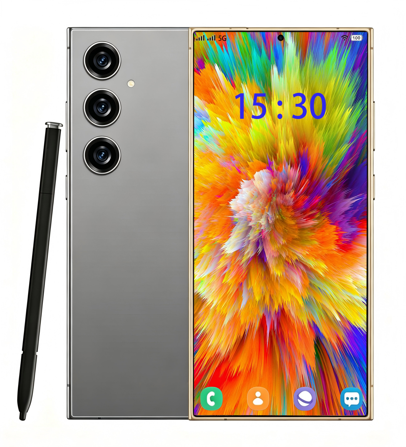 25 Ultra Cell Phone 5G Unlocked Phone 8GB 256GB Smartphone With Tool Pen 6 .9  HD Android 14 Cell Phone Dual SIM