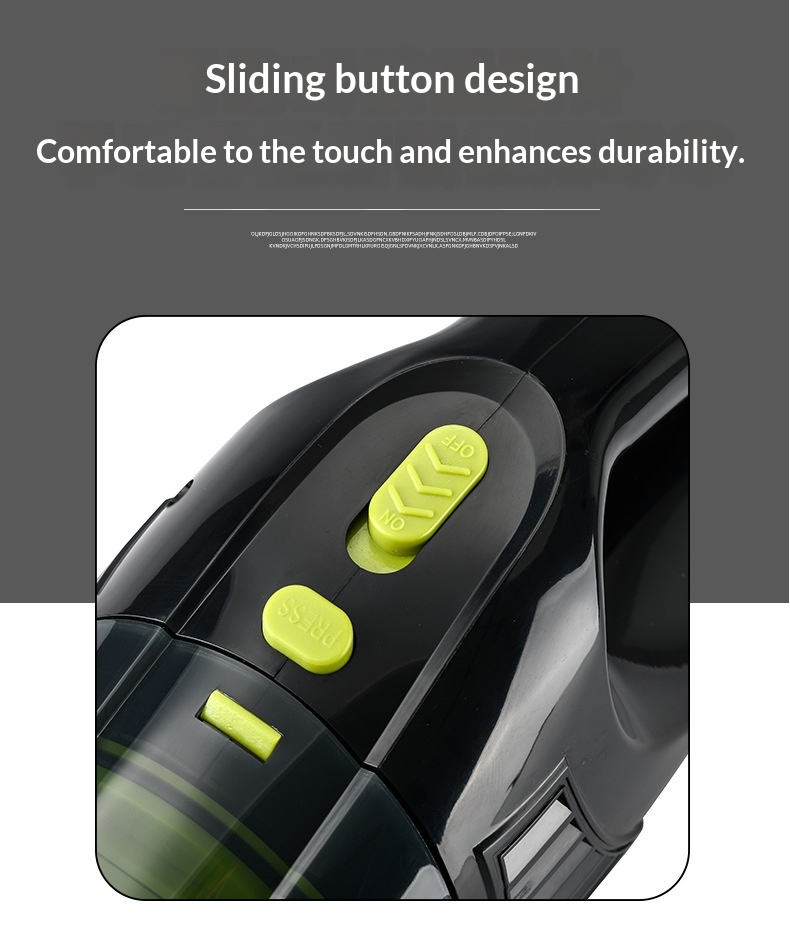 High Power Cordless Handheld Mini Vacuum Cleaner, Strong Suction Wet Dry Vacuum For Car & Household 7