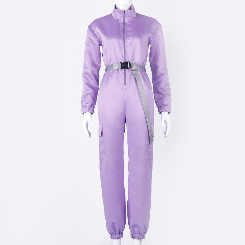 Title 10, Jumpsuit met ritssluiting, halve opstaande kraa...