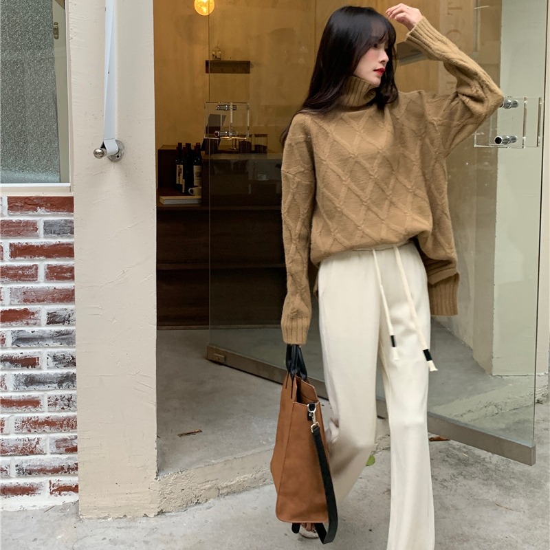 Title 6, High Waist Loose Wide Leg Trousers Floor Length...