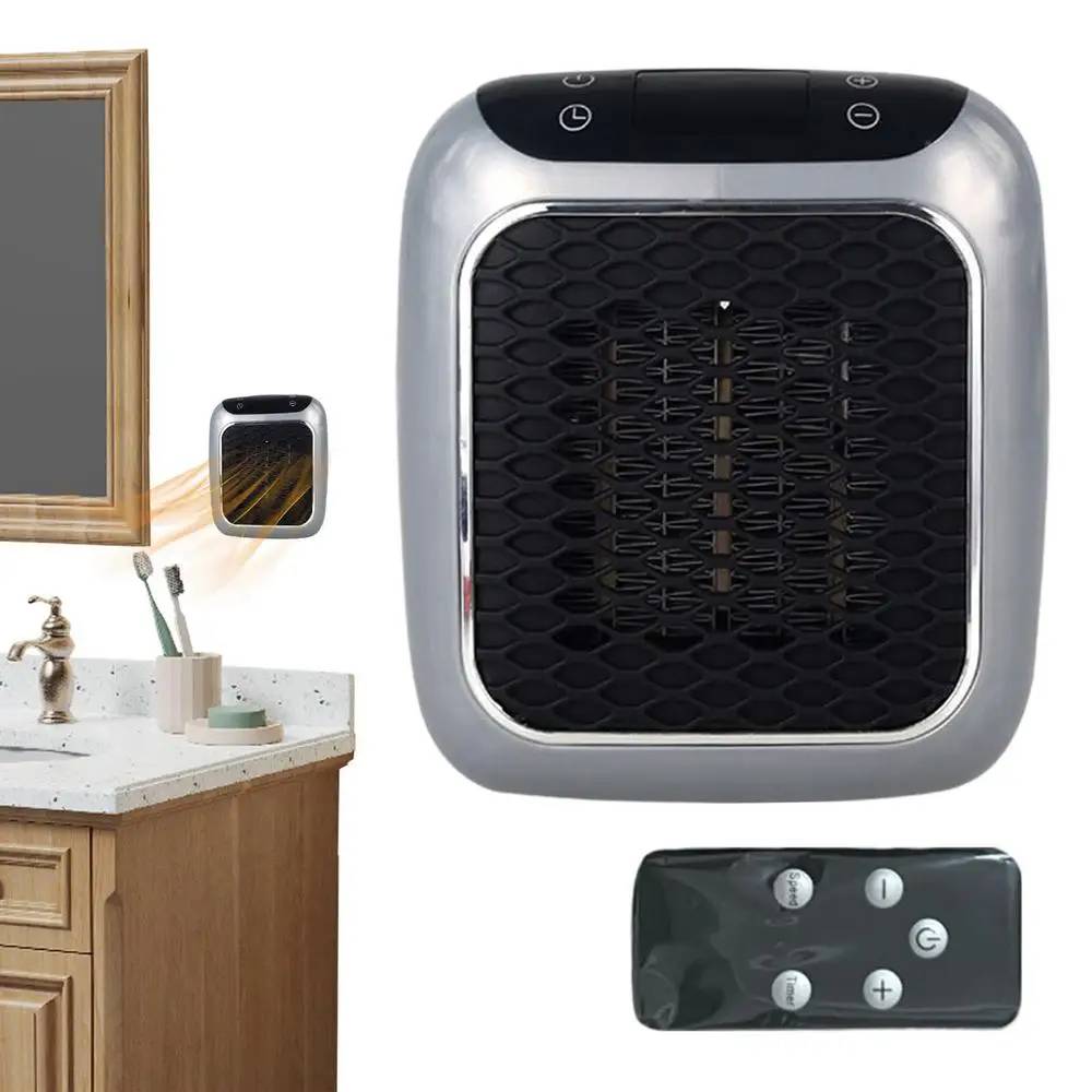 Wall Plug In Heater Fan Ceramic Space Low Energy 3S Fast Heating -Remote — image 8