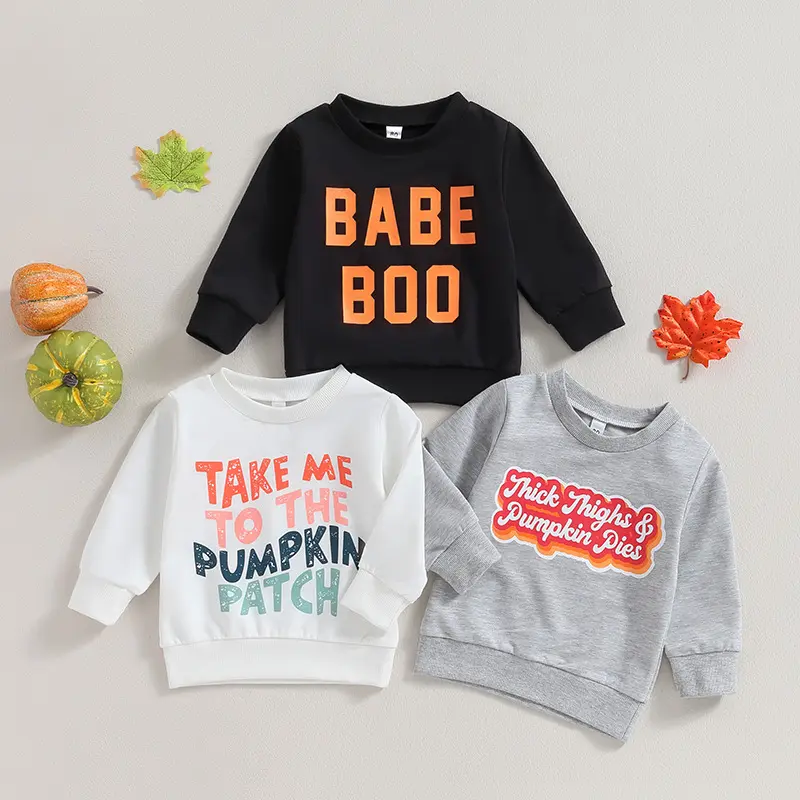 Halloween Clothing Infant and Toddler Letter Printed