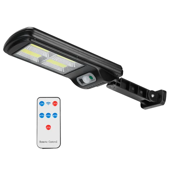 Solar Motion Sensor Light Outdoor LED Security Wall Light Waterproof Remote IP65
