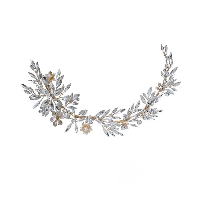 High-end Wedding Accessories Hair Cards - Light Gold Hair Clip