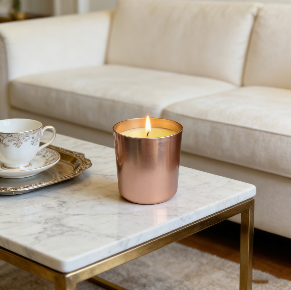 290g Soy Wax Scented Candle, Blended Fragrance Featuring Lemon, Ylang-ylang, And A Musky Woody Note, Perfect For Bath Time And Yoga Sessions