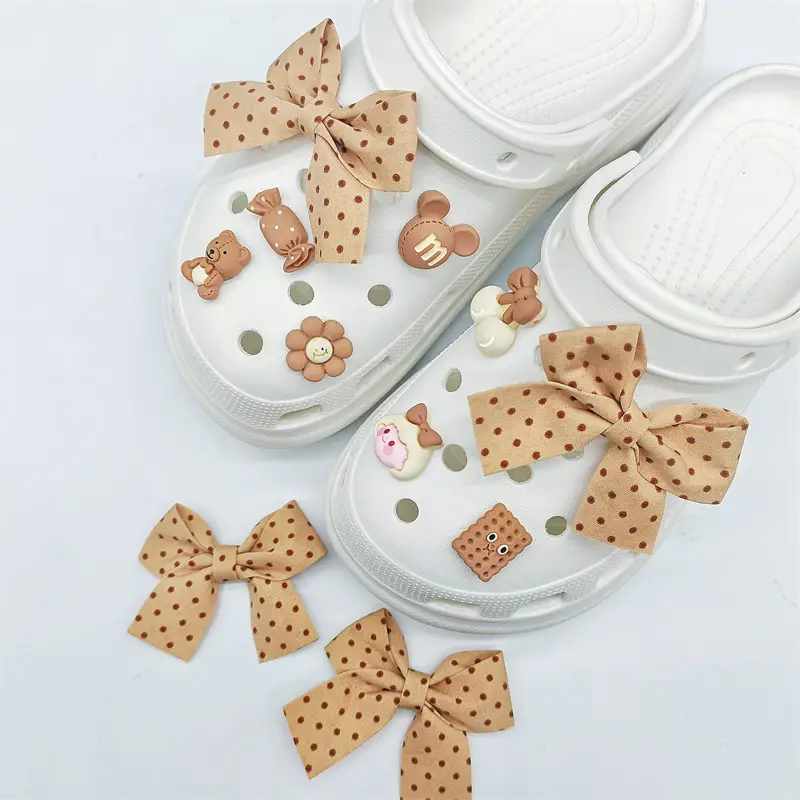 New Style Cave Shoes Accessories Shoes Flower Diy Bow Decoration