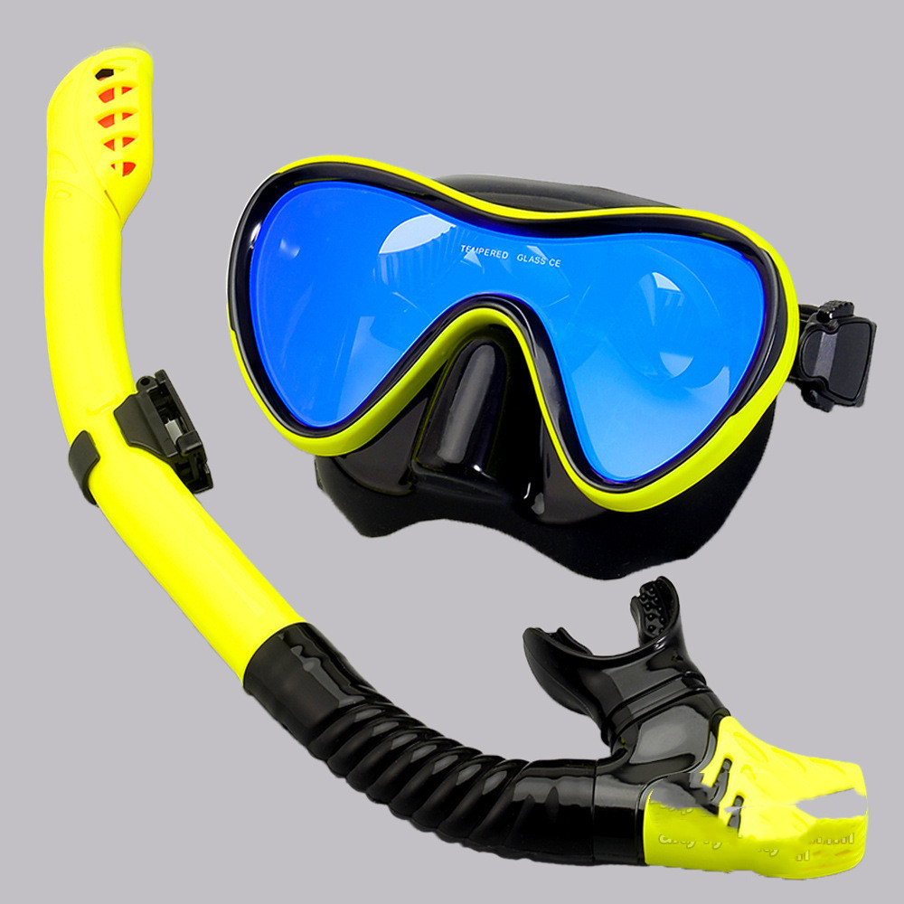 Set masque plongée avec tuba — Lunettes de natation snorkeling 12