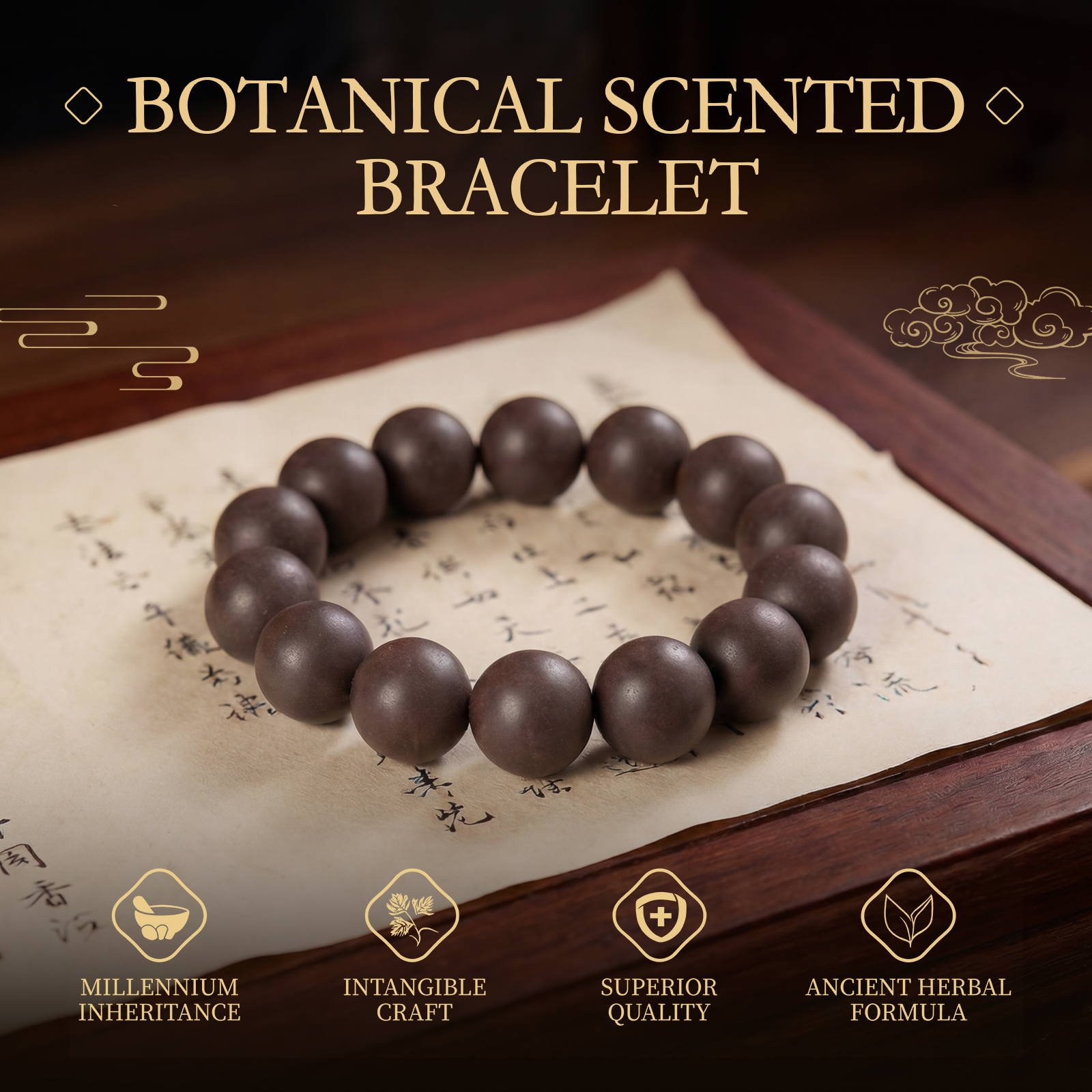 Traditional Chinese Medicine Jewelry Bead Bracelet