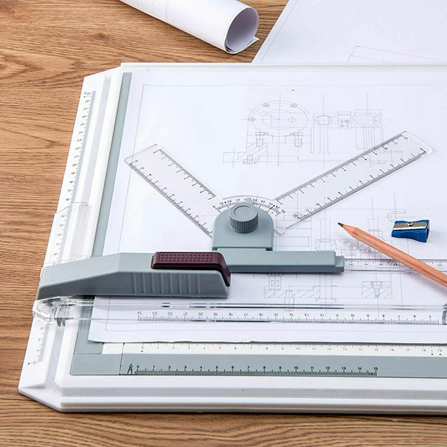 Engineering A3 Drawing Board Table Architects Technical Drafting Whiteboard Tool — image 5