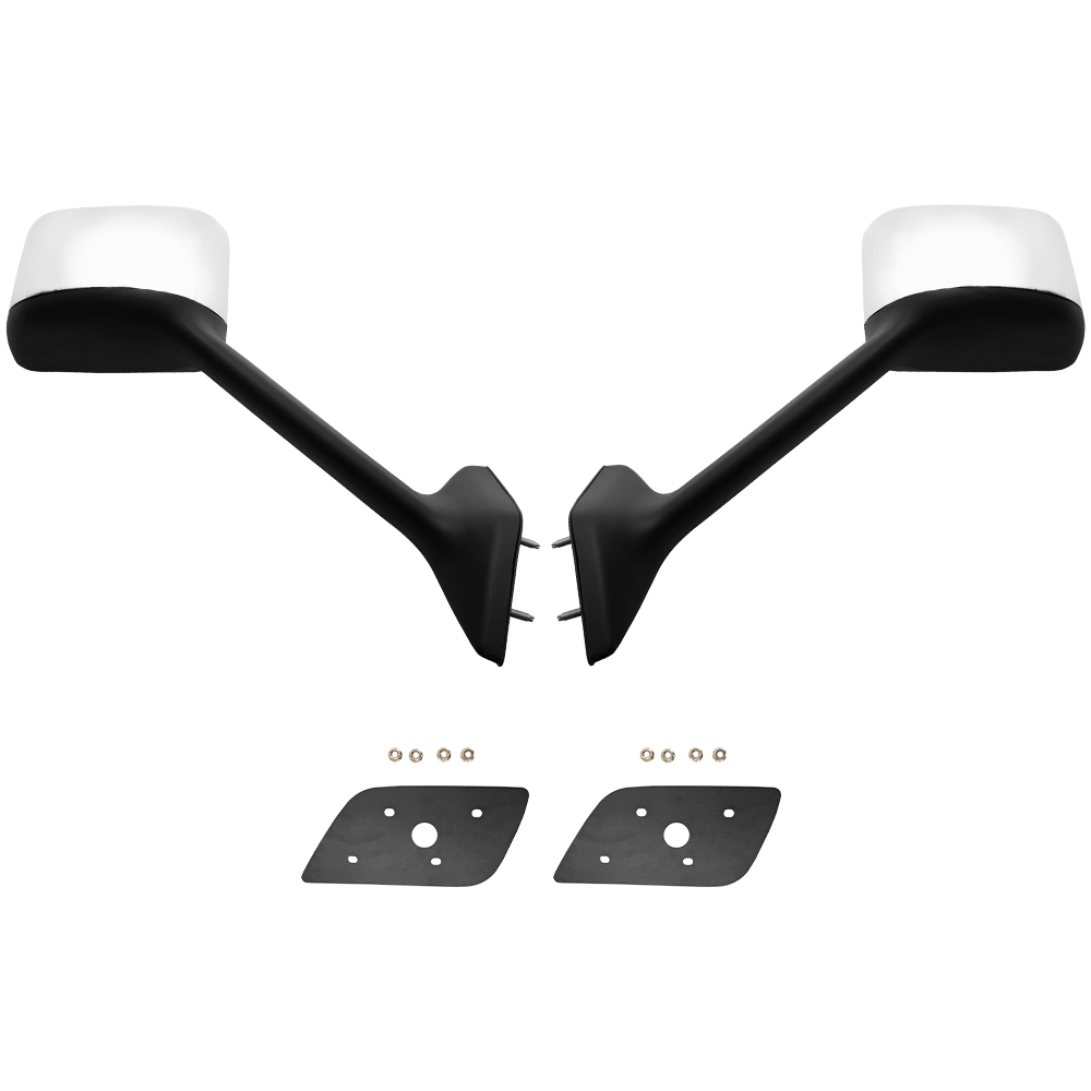 Chrome Hood Mirrors  Compatible With  2018-2023  International  LT625 Pair — foto 4