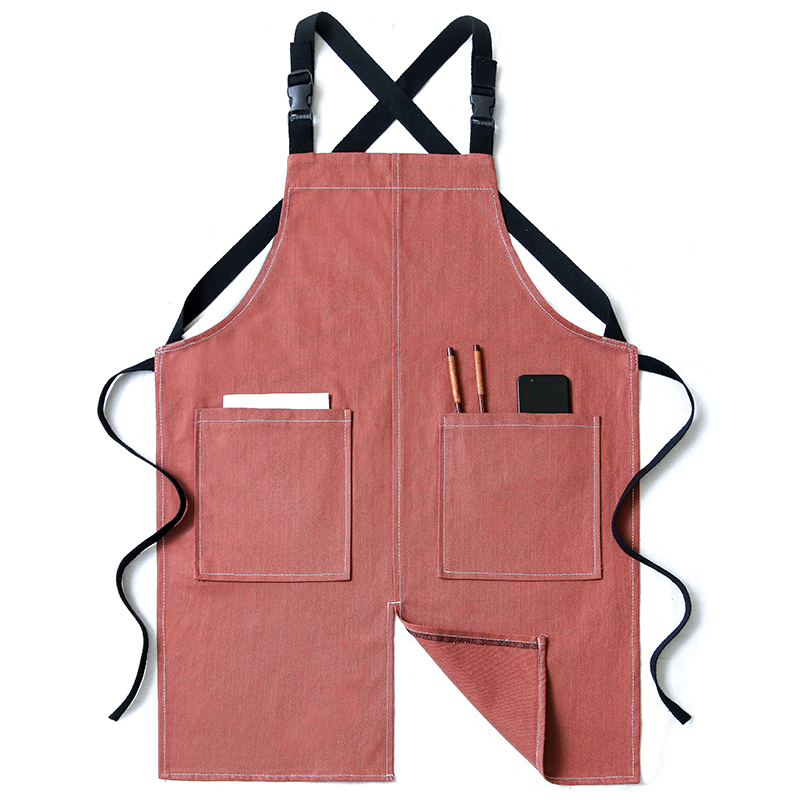 Title 2, Cowboy Apron Korean Style Personality Barista T...