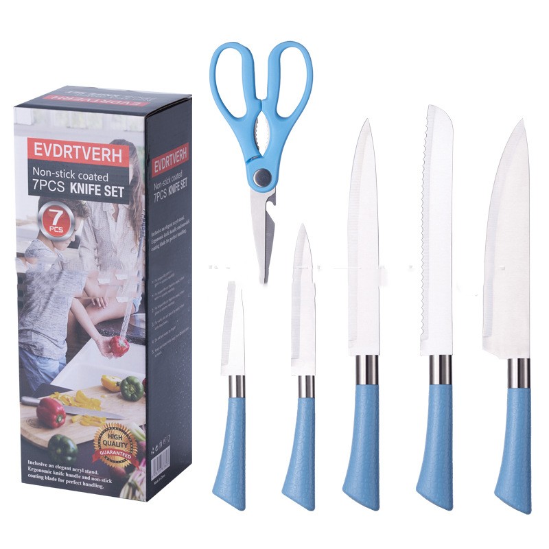 Blue Knife Set